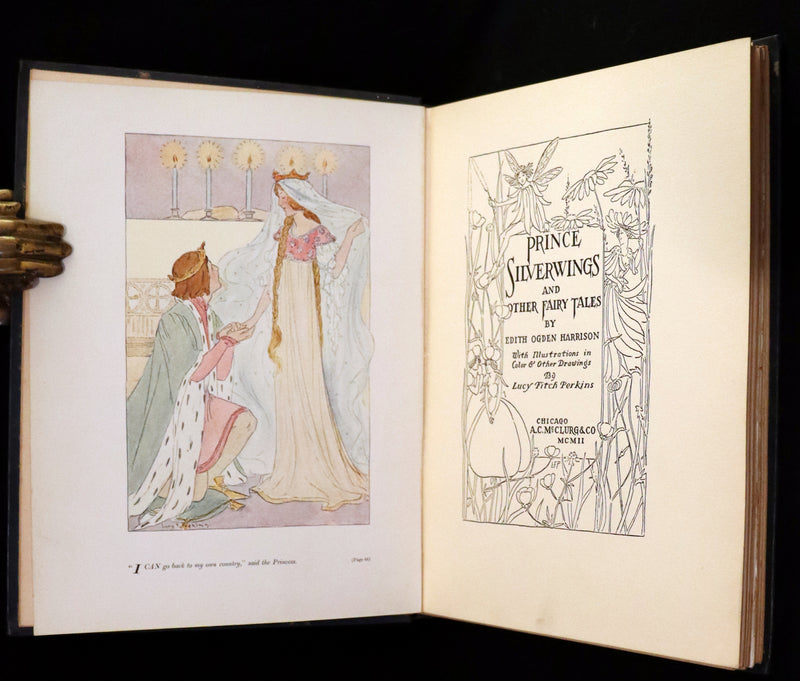 1902 Scarce First Edition - Prince Silverwings and Other Fairy Tales by Edith Ogden Harrison.