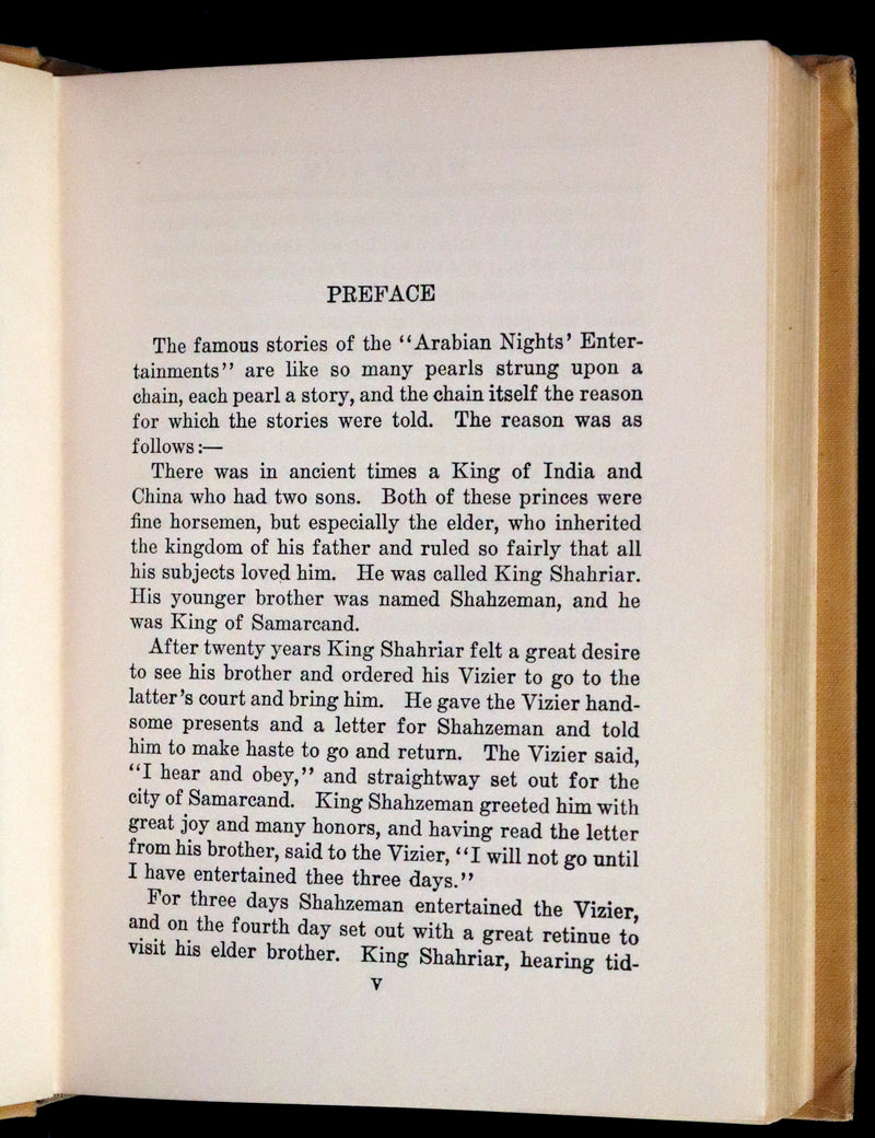 1920 Rare Book - The Arabian Nights, Illustrated in Color by William H. Lister.