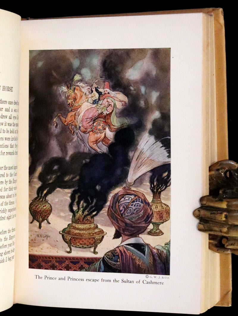 1920 Rare Book - The Arabian Nights, Illustrated in Color by William H. Lister.