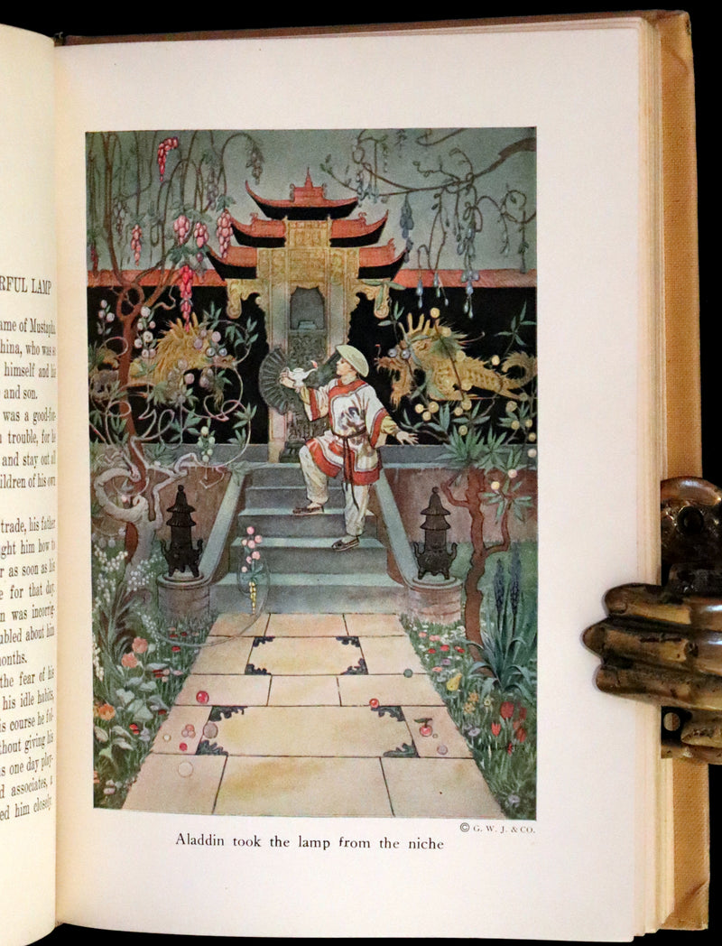 1920 Rare Book - The Arabian Nights, Illustrated in Color by William H. Lister.