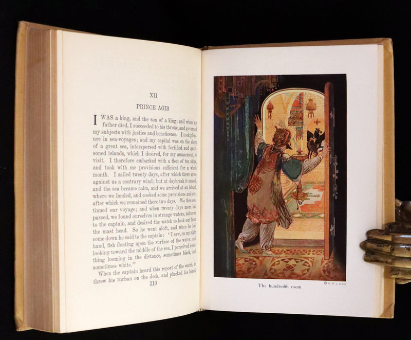 1920 Rare Book - The Arabian Nights, Illustrated in Color by William H. Lister.