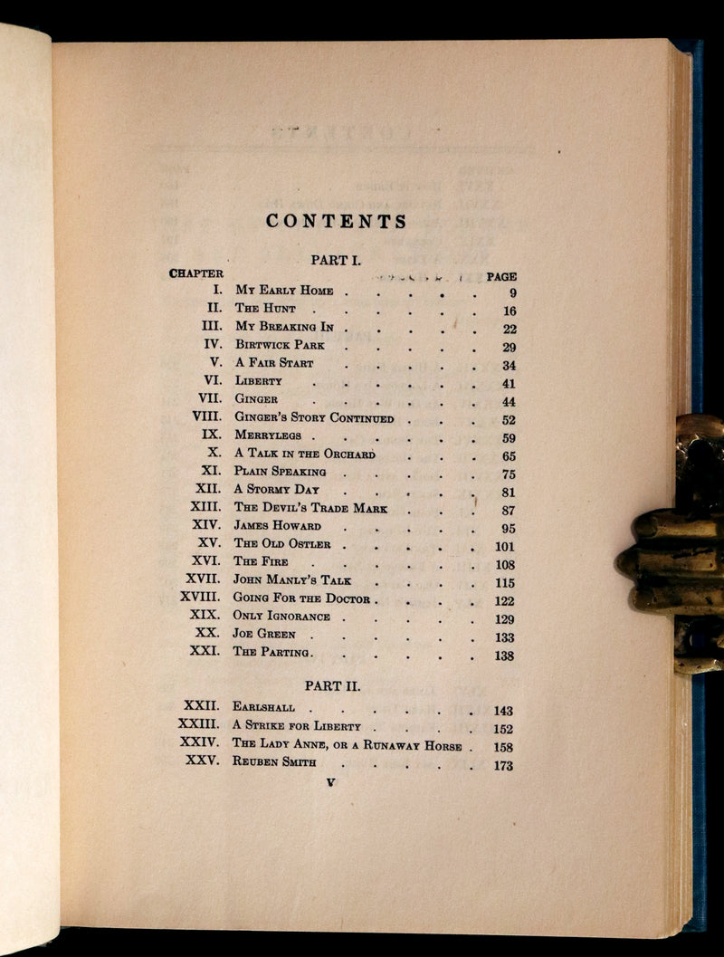 1911 Scarce First Edition illustrated by Herman - Black Beauty by Anna Sewell.
