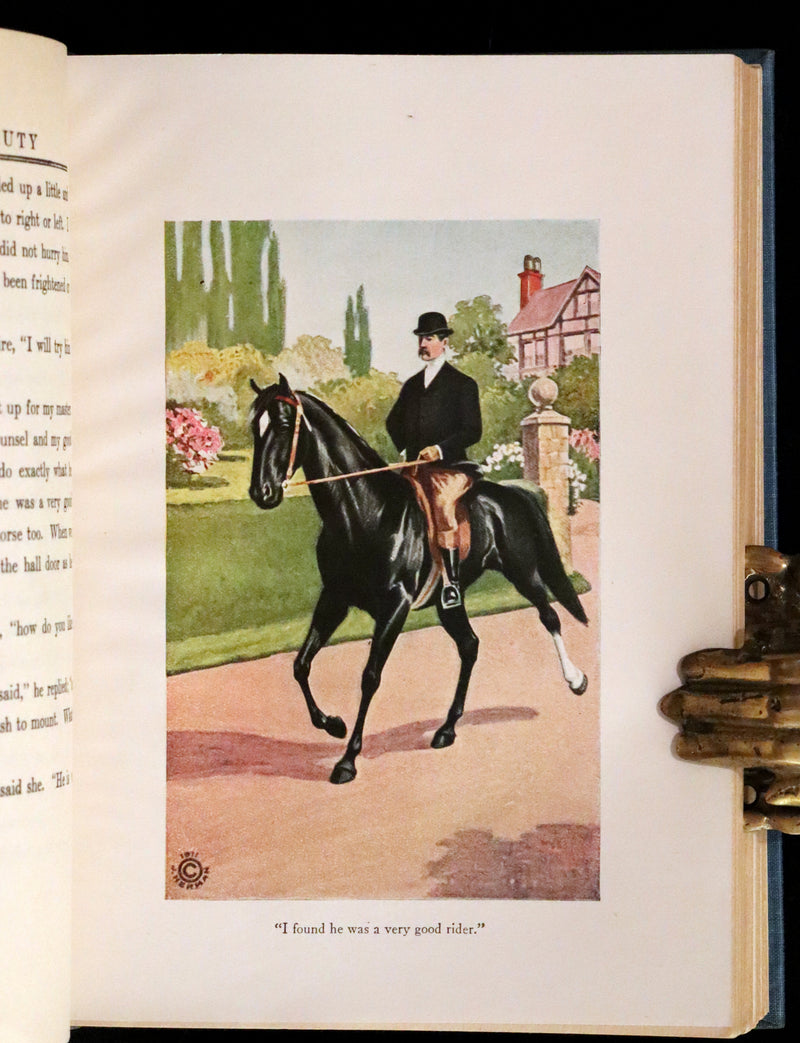 1911 Scarce First Edition illustrated by Herman - Black Beauty by Anna Sewell.