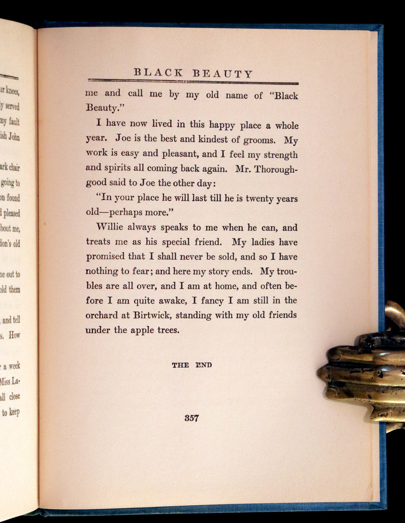 1911 Scarce First Edition illustrated by Herman - Black Beauty by Anna Sewell.