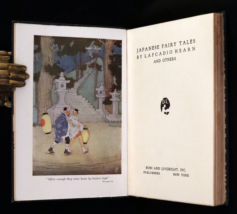 1924 Rare Book - Japanese Fairy Tales by Lafcadio Hearn. Illustrated by Gertrude Kay.