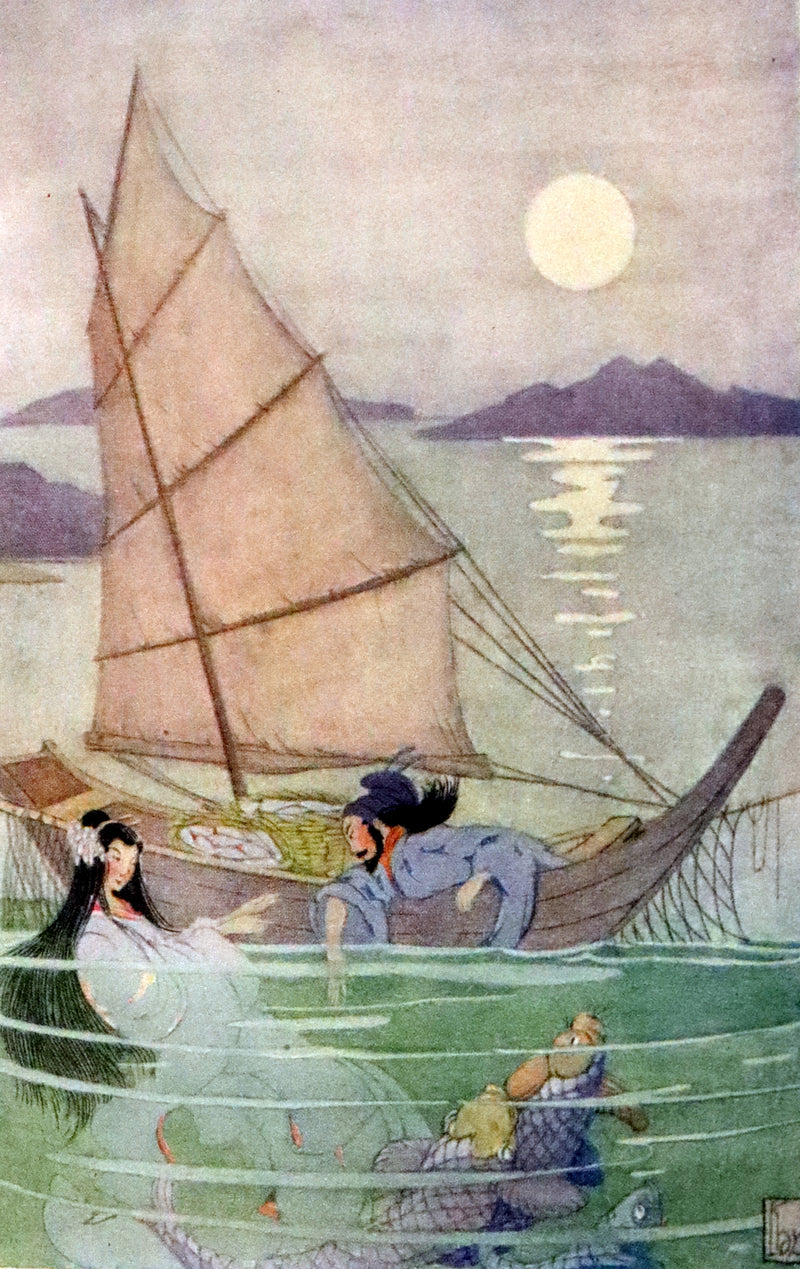 1924 Rare Book - Japanese Fairy Tales by Lafcadio Hearn. Illustrated by Gertrude Kay.