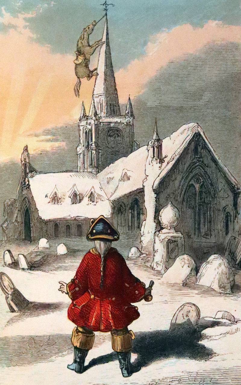 1859 Beautiful Edition - Travels & Adventures of Baron Munchausen, Color Illustrated by Crowquill.