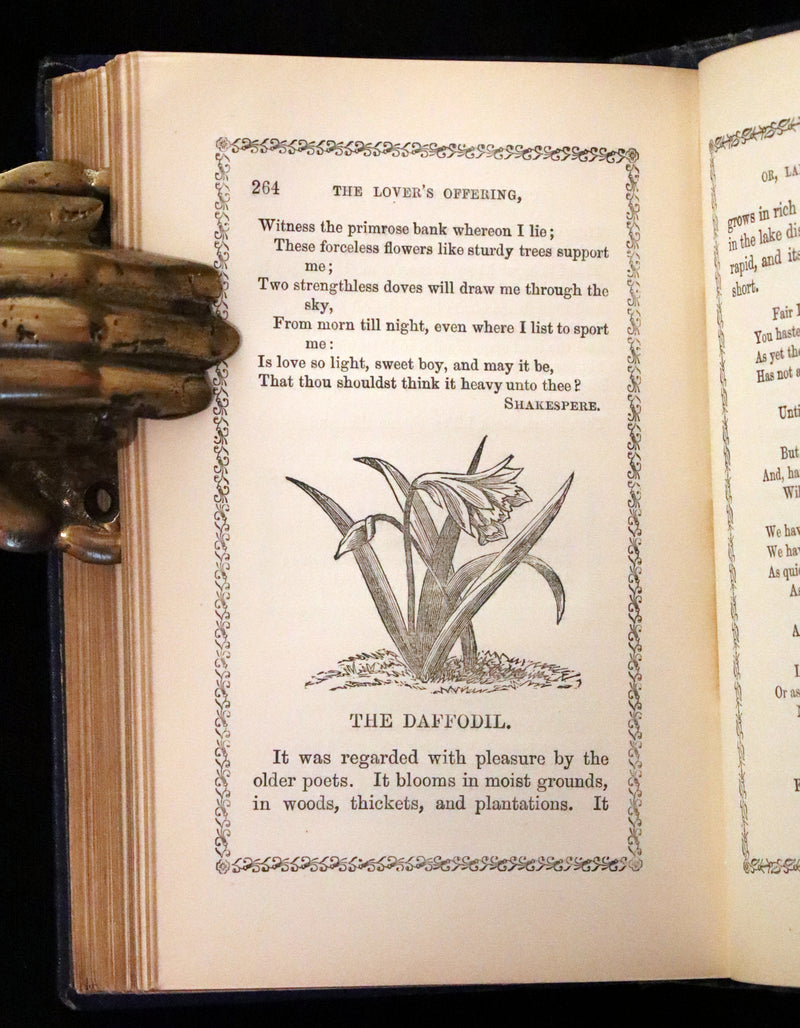 1865 Scarce Floriography Book ~ The Lover's Language of Flowers & The Floral Oracle.