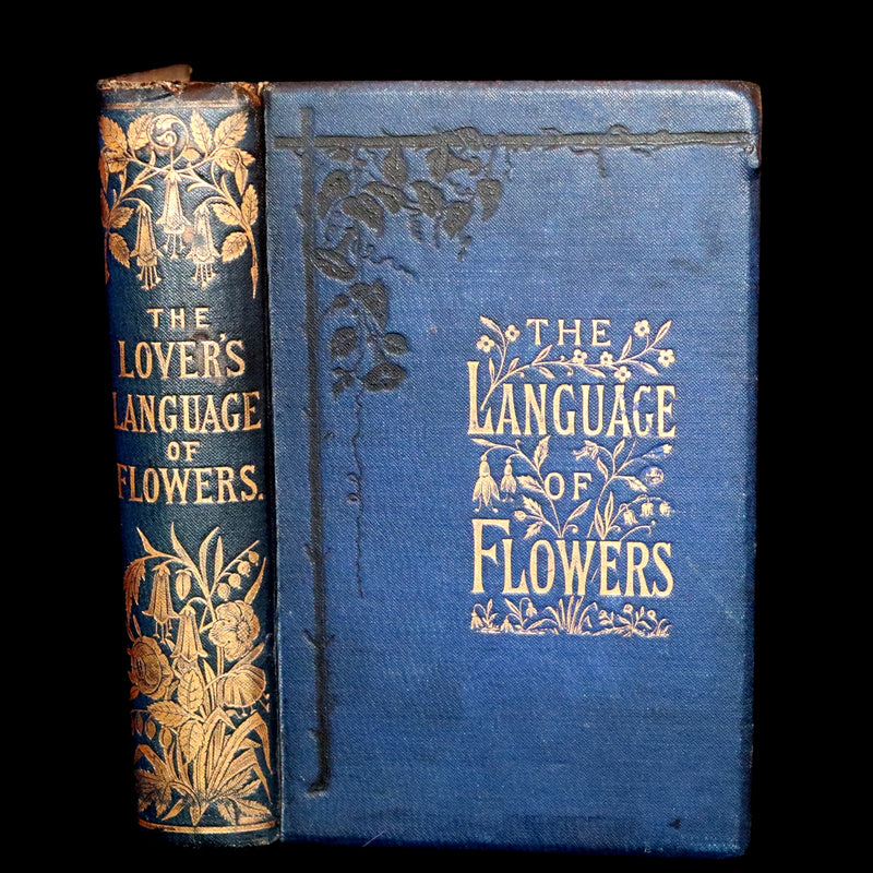 1865 Scarce Floriography Book ~ The Lover's Language of Flowers & The Floral Oracle.