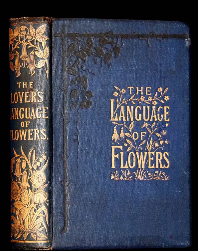 1865 Scarce Floriography Book ~ The Lover's Language of Flowers & The Floral Oracle.