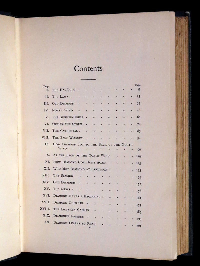 1911 Rare Edition - AT THE BACK OF THE NORTH WIND by George MacDonald.