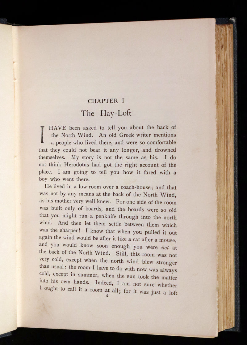 1911 Rare Edition - AT THE BACK OF THE NORTH WIND by George MacDonald.