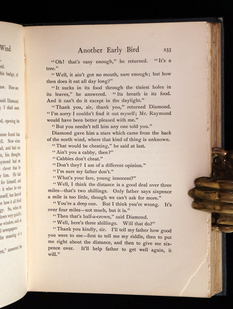 1911 Rare Edition - AT THE BACK OF THE NORTH WIND by George MacDonald.