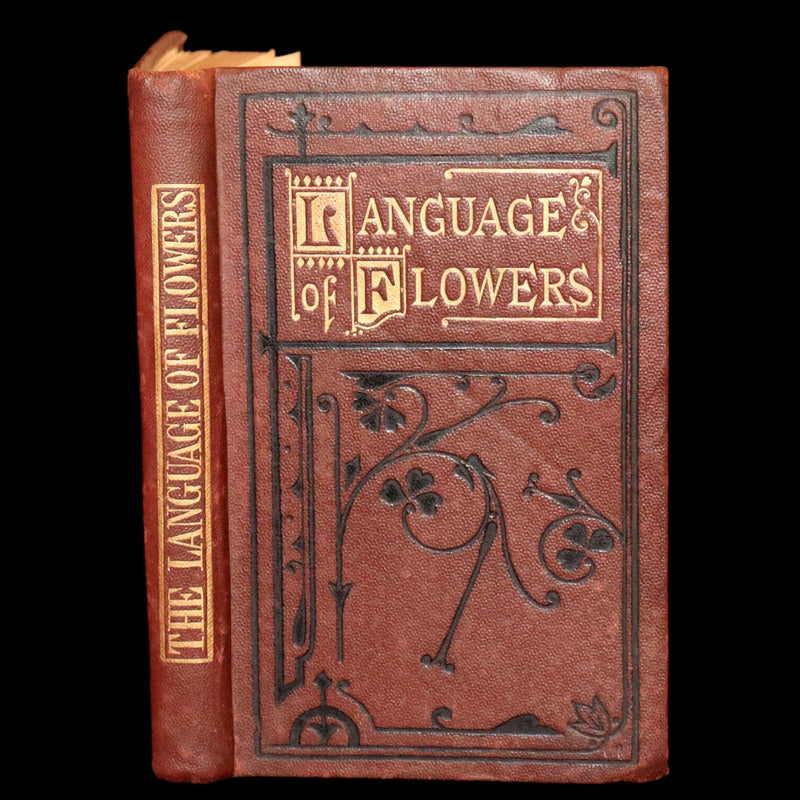 1850 Scarce Floriography Book ~ The Language of Flowers published by Milner and Company.