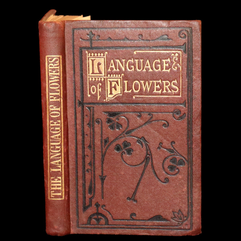 1850 Scarce Floriography Book ~ The Language of Flowers published by Milner and Company.