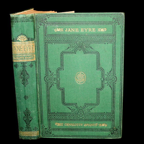 1886 Rare Victorian Book - JANE EYRE. An Autobiography by Currer Bell (CHARLOTTE BRONTË).