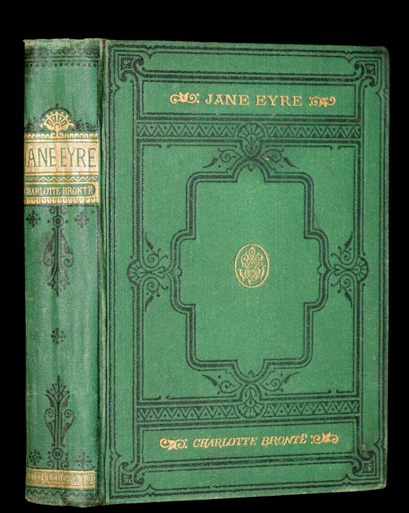 1886 Rare Victorian Book - JANE EYRE. An Autobiography by Currer Bell (CHARLOTTE BRONTË).