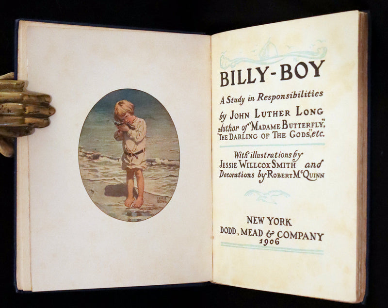 1906 Rare First Edition - Billy-Boy by John Luther Long, Illustrated by Jessie Willcox Smith.