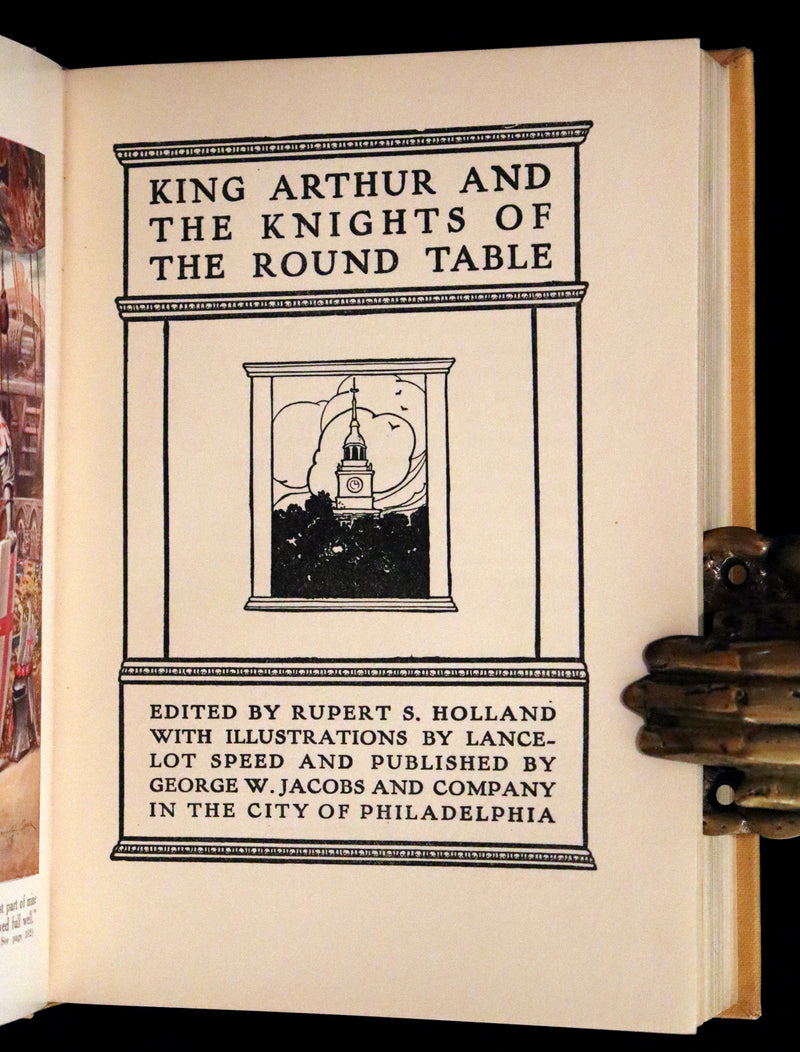 1919 Rare First Illustrated Edition by Lancelot Speed - King Arthur and the Knights of the Round Table.