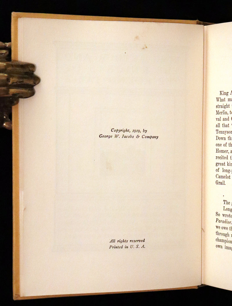 1919 Rare First Illustrated Edition by Lancelot Speed - King Arthur and the Knights of the Round Table.
