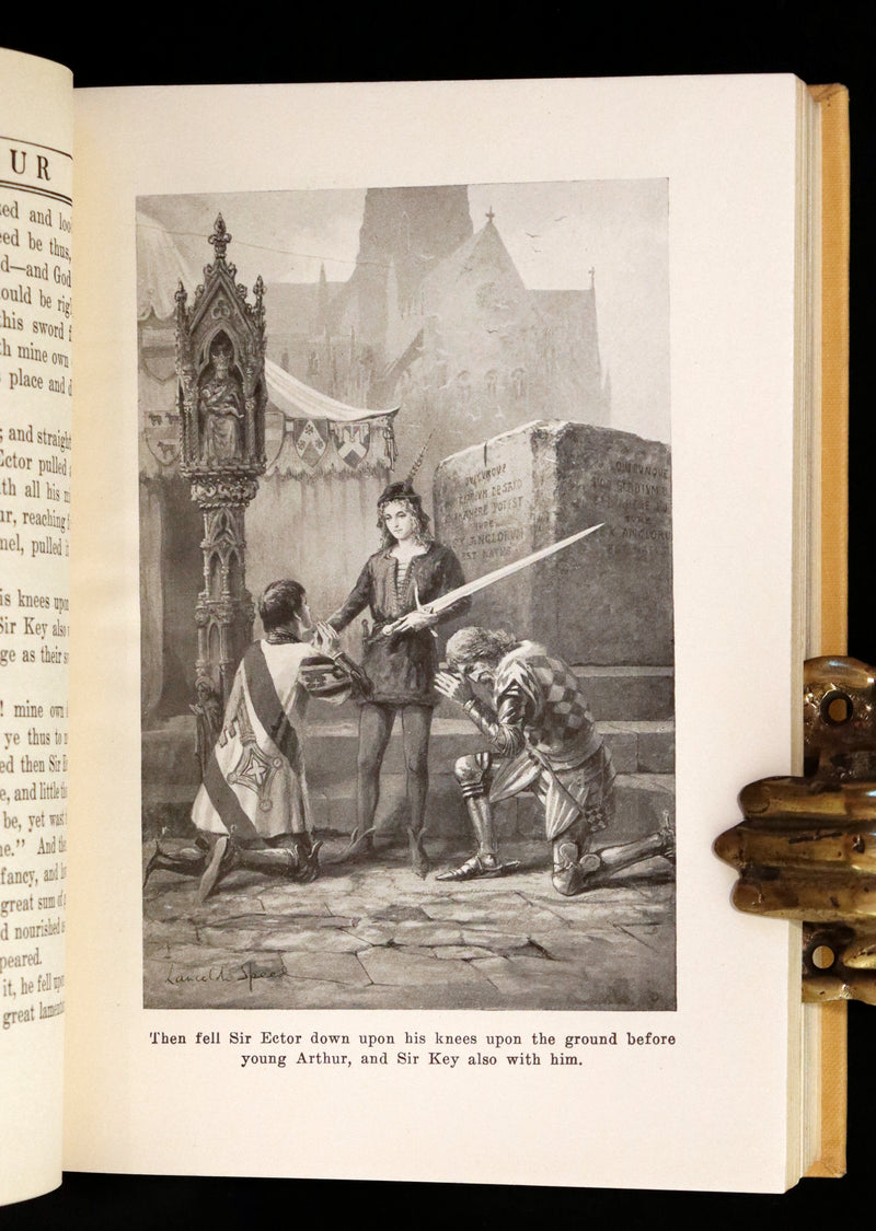 1919 Rare First Illustrated Edition by Lancelot Speed - King Arthur and the Knights of the Round Table.