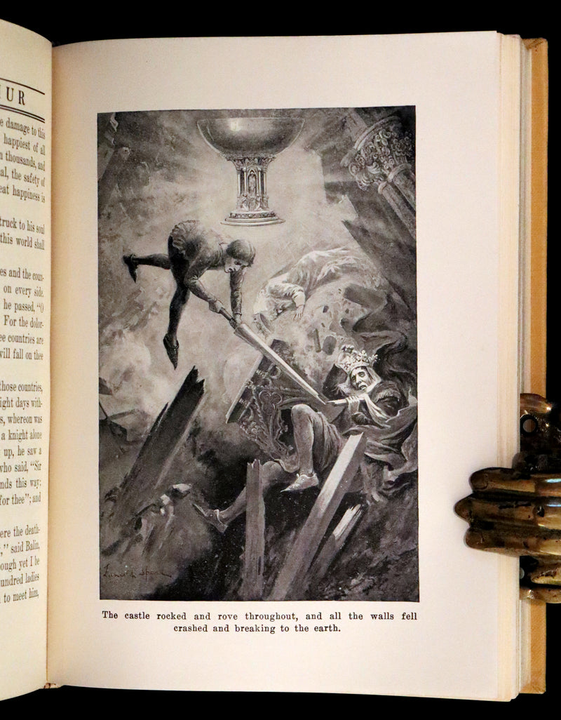 1919 Rare First Illustrated Edition by Lancelot Speed - King Arthur and the Knights of the Round Table.