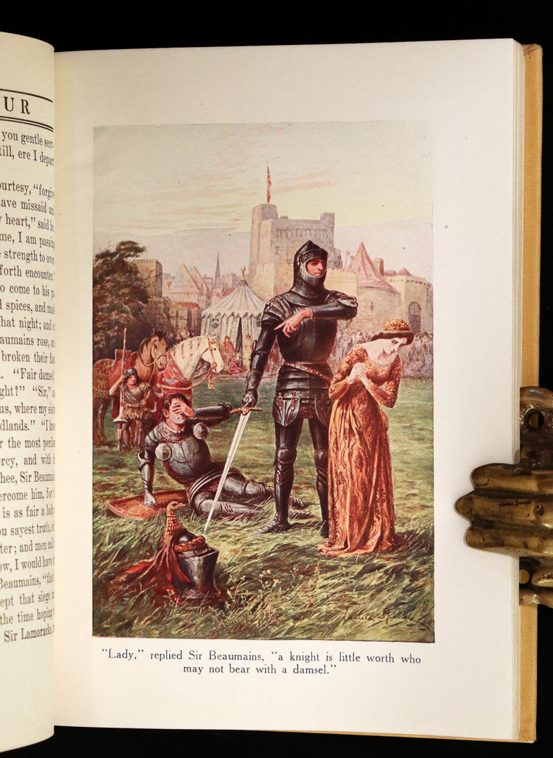 1919 Rare First Illustrated Edition by Lancelot Speed - King Arthur and the Knights of the Round Table.