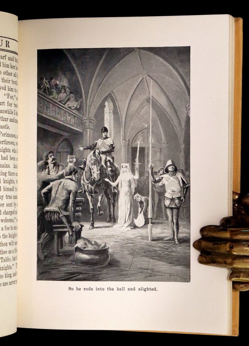 1919 Rare First Illustrated Edition by Lancelot Speed - King Arthur and the Knights of the Round Table.