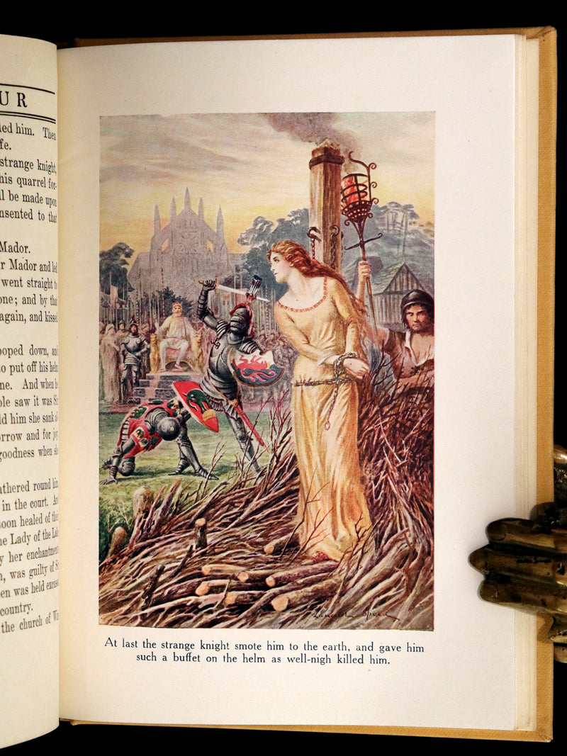 1919 Rare First Illustrated Edition by Lancelot Speed - King Arthur and the Knights of the Round Table.