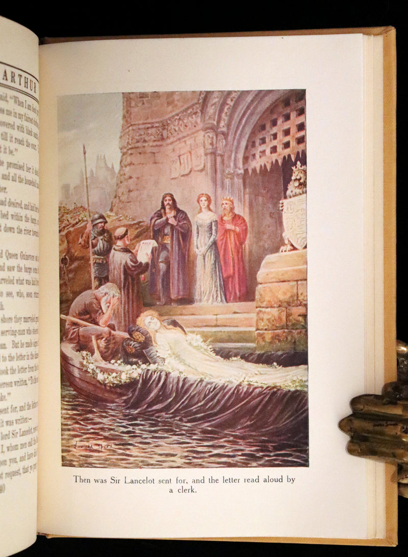 1919 Rare First Illustrated Edition by Lancelot Speed - King Arthur and the Knights of the Round Table.