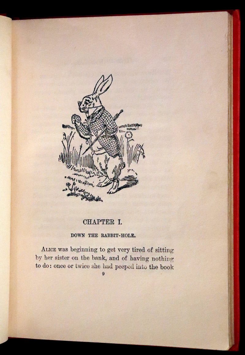 1899 Scarce Manhattan First Color Edition - Alice's Adventures in Wonderland by Lewis Carroll.