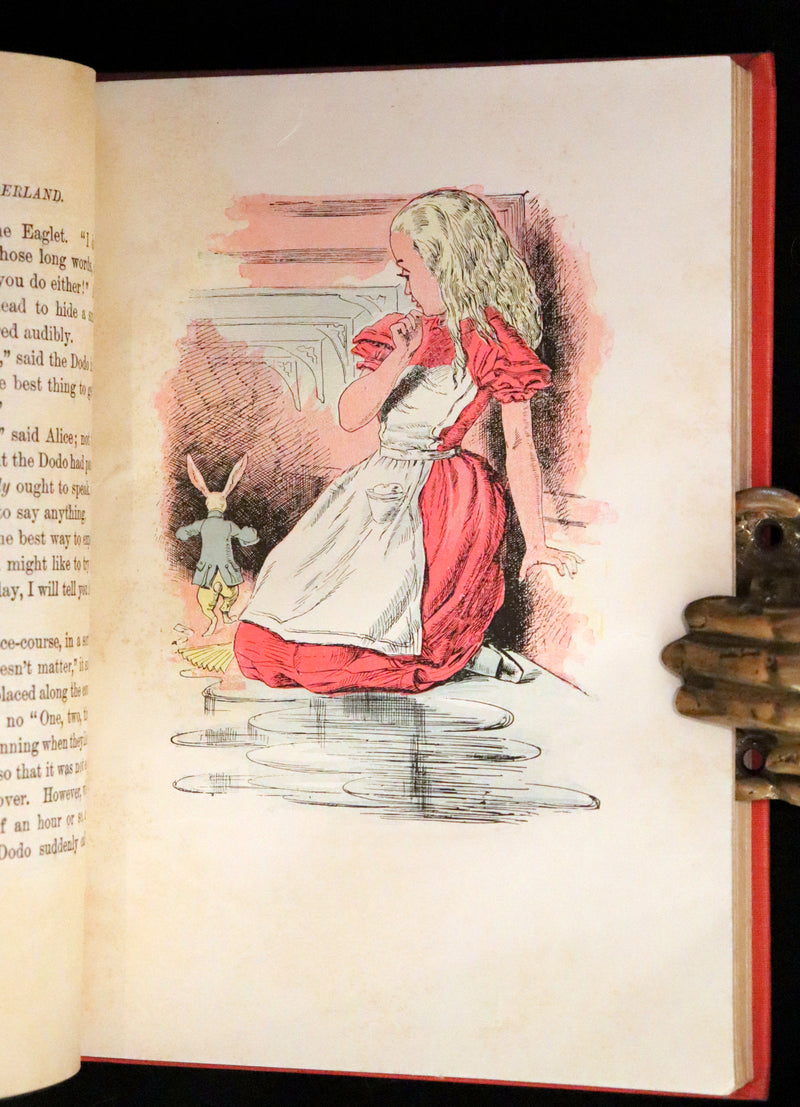 1899 Scarce Manhattan First Color Edition - Alice's Adventures in Wonderland by Lewis Carroll.