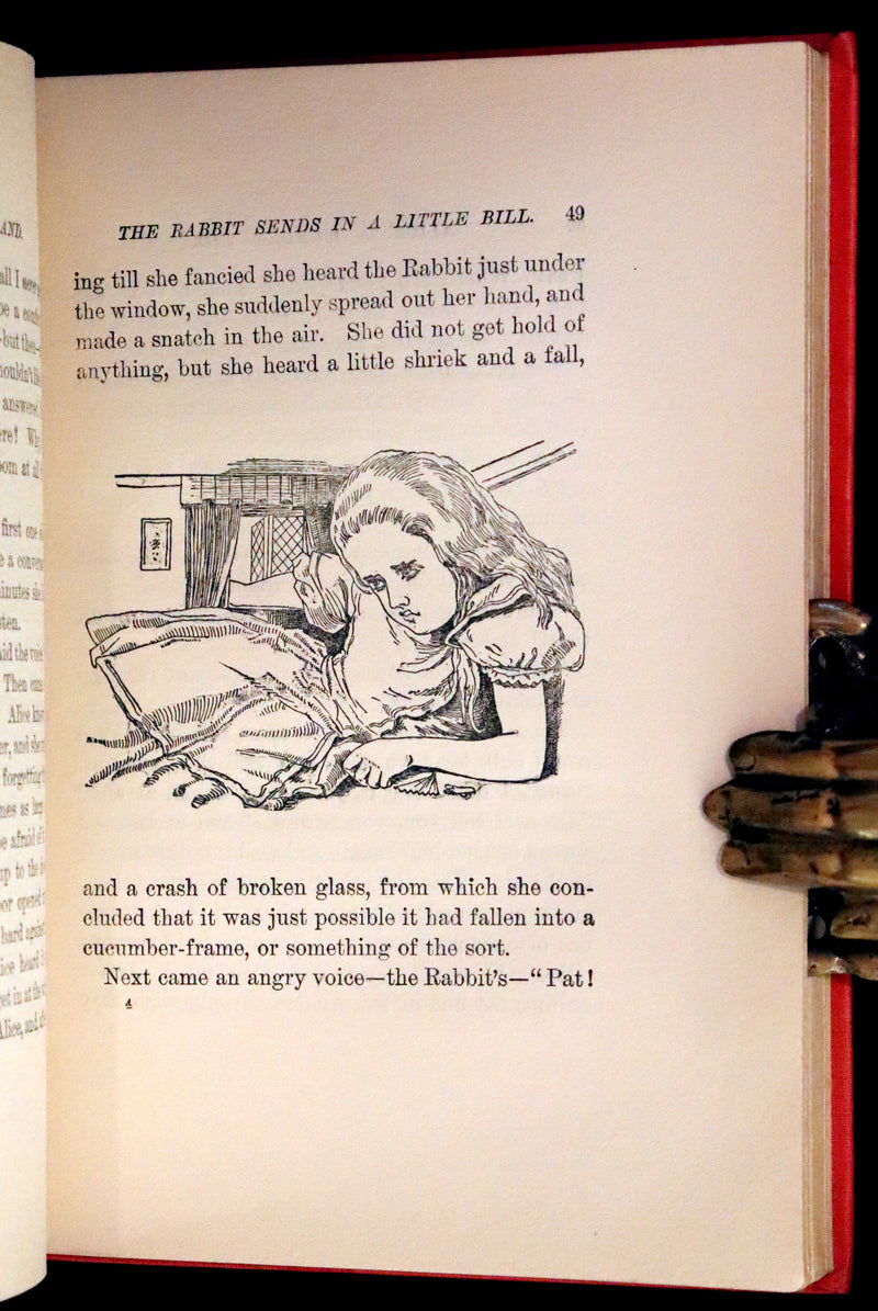 1899 Scarce Manhattan First Color Edition - Alice's Adventures in Wonderland by Lewis Carroll.