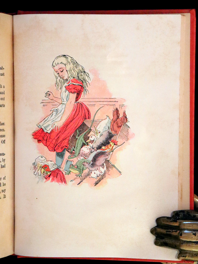 1899 Scarce Manhattan First Color Edition - Alice's Adventures in Wonderland by Lewis Carroll.