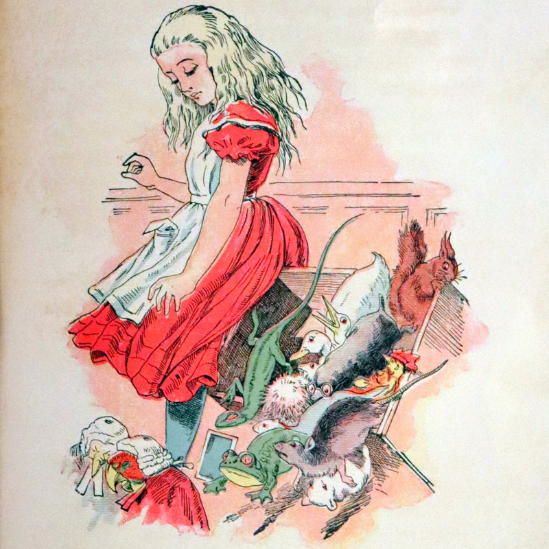 1899 Scarce Manhattan First Color Edition - Alice's Adventures in Wonderland by Lewis Carroll.