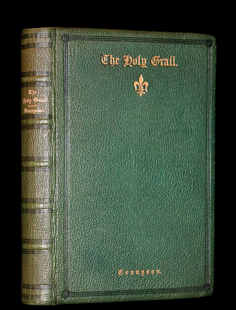 1870 Rare First Edition - Legend of King Arthur & The Holy Grail by Alfred Tennyson.