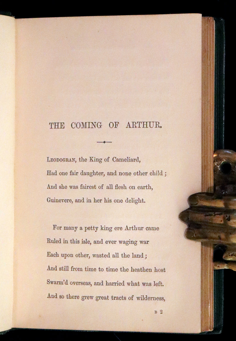 1870 Rare First Edition - Legend of King Arthur & The Holy Grail by Alfred Tennyson.