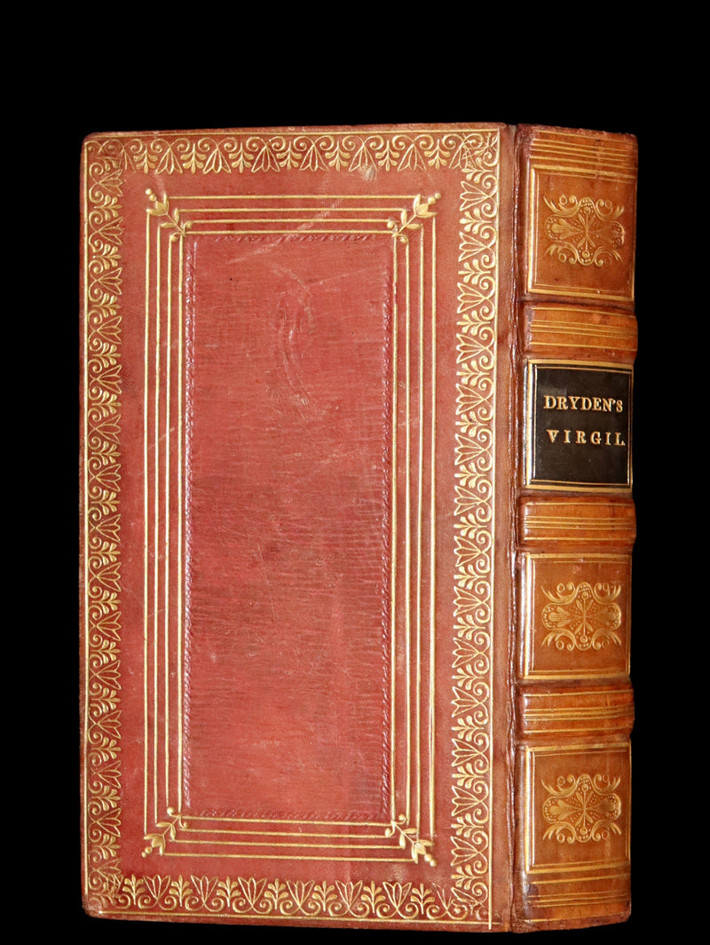 1825 Rare Book - The Works of Virgil Translated by Dryden with Walsh's Life of the Author. Georgics, Aeneis, etc.