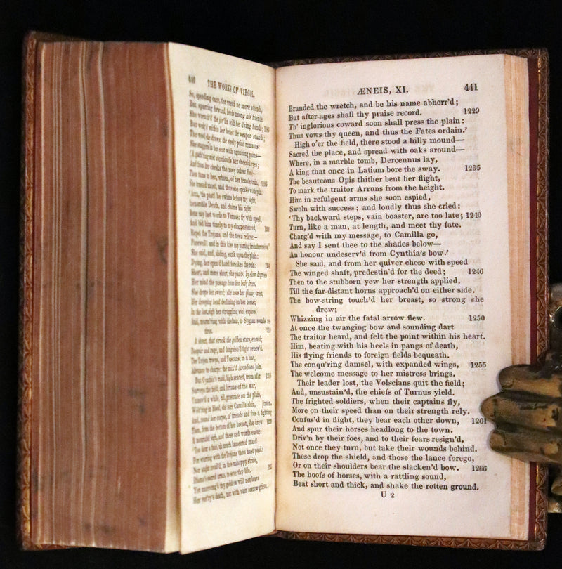 1825 Rare Book - The Works of Virgil Translated by Dryden with Walsh's Life of the Author. Georgics, Aeneis, etc.