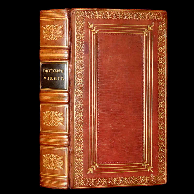 1825 Rare Book - The Works of Virgil Translated by Dryden with Walsh's Life of the Author. Georgics, Aeneis, etc.