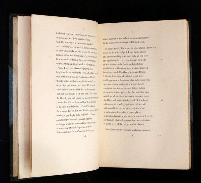 1941 Beautiful Hatchards Binding - The Testament of Beauty by Robert Bridges.