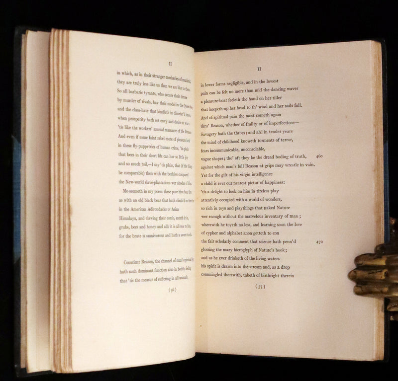 1941 Beautiful Hatchards Binding - The Testament of Beauty by Robert Bridges.