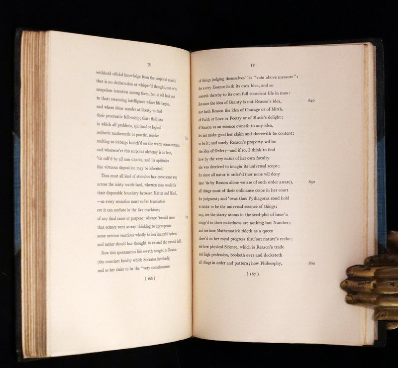 1941 Rare Book - The Testament of Beauty by Robert Bridges.