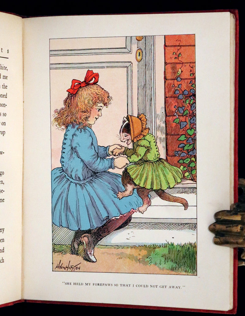 1908 Scarce First Edition - Cats and Kitts by Frances Trego Montgomery illustrated by Hugo Von Hofsten.