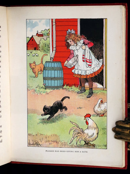 1908 Scarce First Edition - Cats and Kitts by Frances Trego Montgomery illustrated by Hugo Von Hofsten.