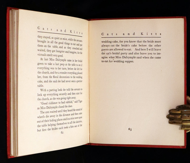 1908 Scarce First Edition - Cats and Kitts by Frances Trego Montgomery illustrated by Hugo Von Hofsten.