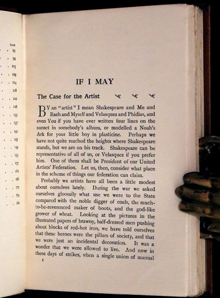 1924 Scarce First DELUXE Edition - If I May & The Day's Play by A. A. Milne (Winnie the Pooh's author).