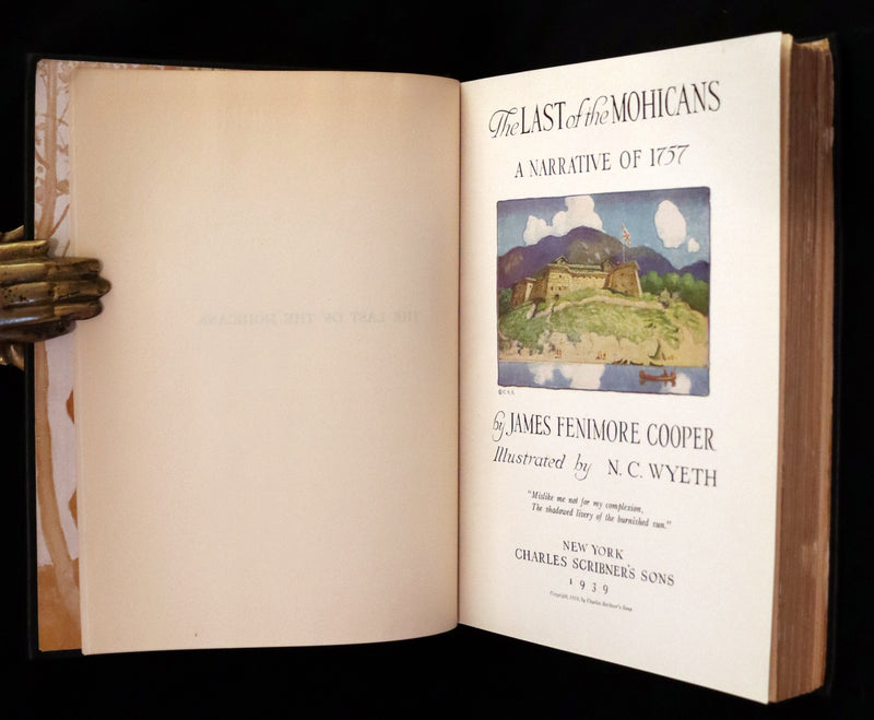 1939 Rare Book - The Last of the Mohicans illustrated by N. C. Wyeth.