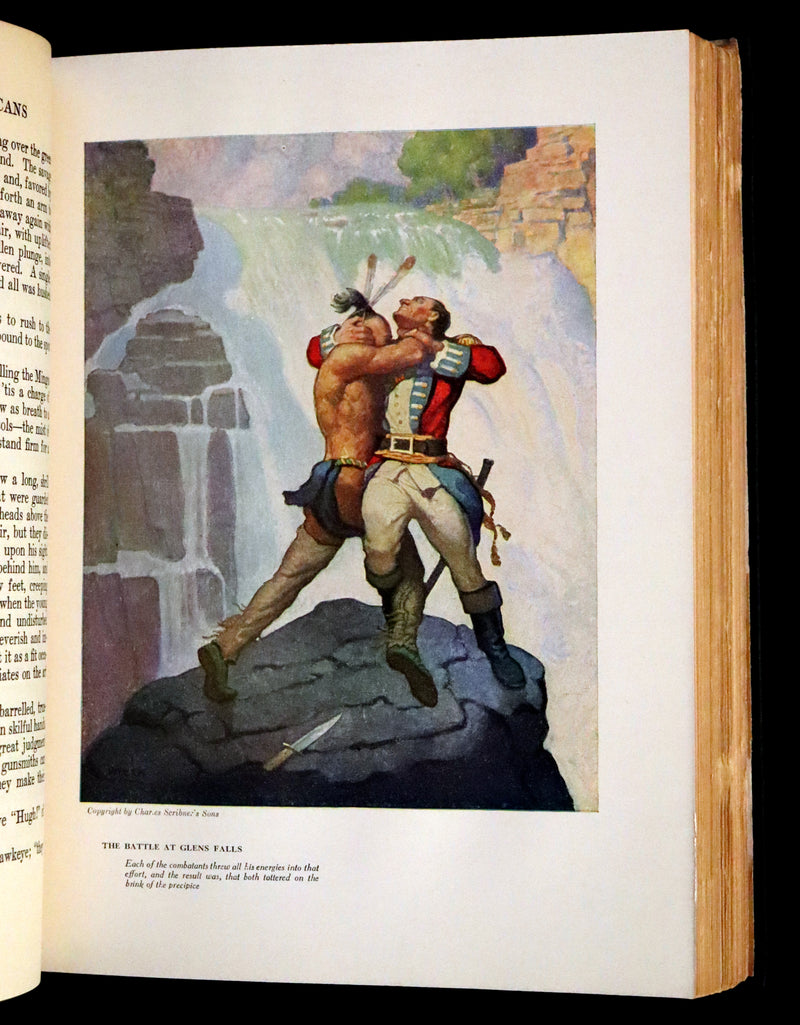 1939 Rare Book - The Last of the Mohicans illustrated by N. C. Wyeth.