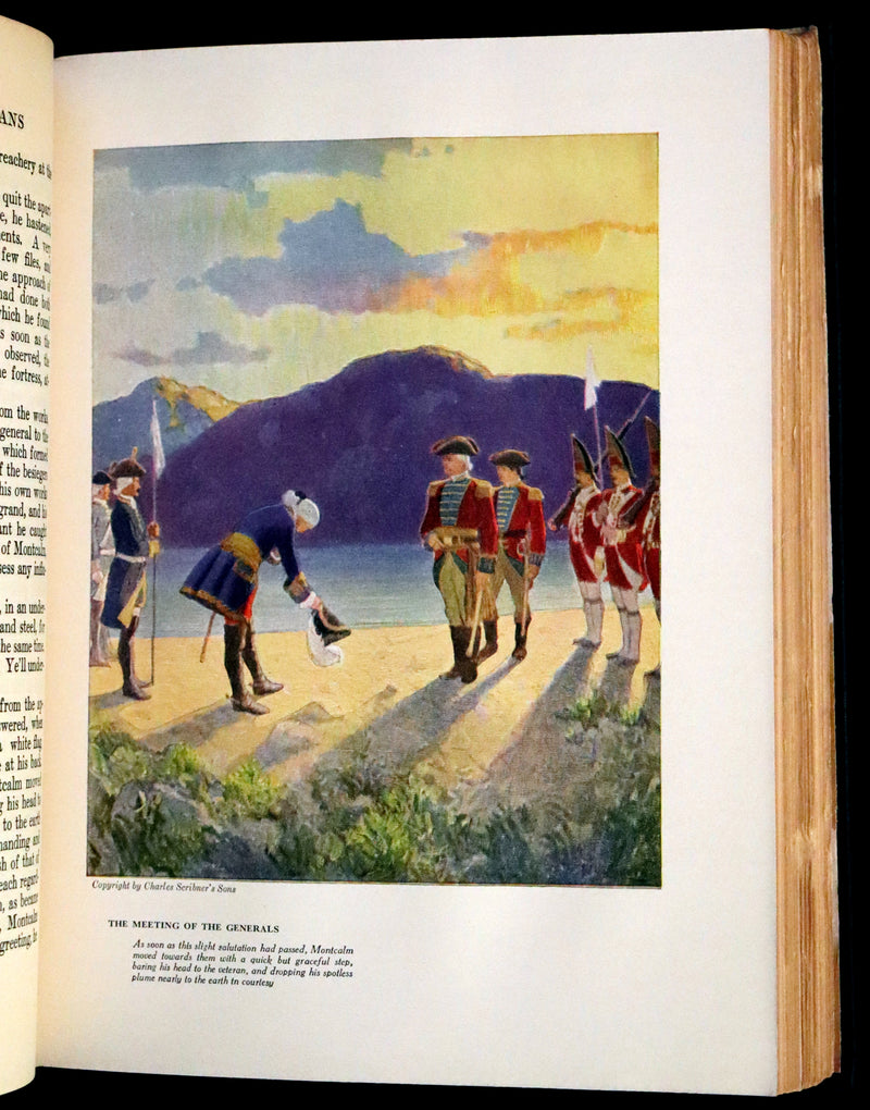 1939 Rare Book - The Last of the Mohicans illustrated by N. C. Wyeth.